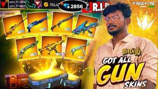 ALL GUNS 10 DIAMONDS ONLY || NEW EVENT CRATES OPENING FREE FIRE மாட்டு RAVI