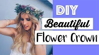 Gorgeous Flower Crown DIY