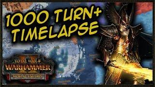 AI ONLY Mortal Empires 1000 Turn+ Campaign Timelapse - Total War: Warhammer 2