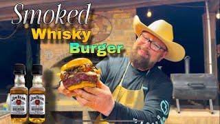 Smoked Whiskey Cheeseburger