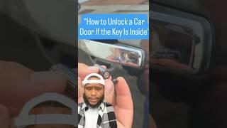 IG: @folding.folding1 HOW TO UNLOCK CAR DOOR IF THE KEYS ARE INSIDE