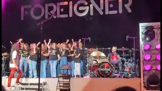 Hudsonville High School Choir performs with Foreigner - courtesy Jenny Savage EDITED