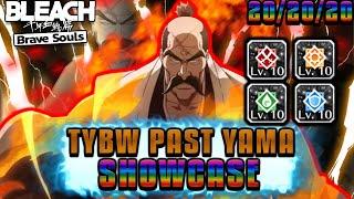 UNFAIR AND BROKEN! TYBW Past Yamamoto 4/5 T20 PvP Showcase | Bleach Brave Souls