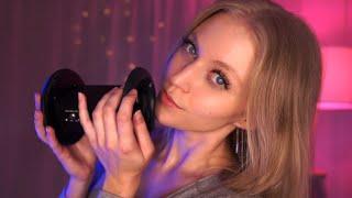 ASMR All Up In Your Ears (Slow Close Up Whispers, Gibberish, Cheek Cupping & Breathing)