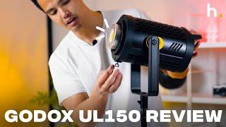 SILENT + FANLESS LIGHT! Godox UL150 LED Video Light Unboxing and Review