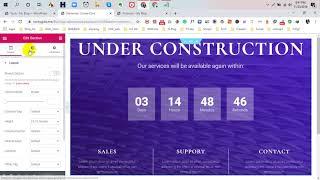 How To Create Under Construction Pages With WordPress Elementor