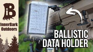 Ballistic Data Holder | X-Ring Armory RDS (Rail-mounted Data System)