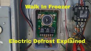 Walk in Freezer service call  (electric defrost explained)