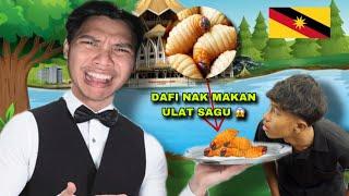 DAFI NAK MAKAN ULAT SAGU??? 24 JAM MAKAN MAKANAN SARAWAK !! (ft Freestyle Team)