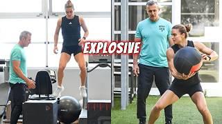 Maria Sakkari's BEST Explosive Training for Tennis 