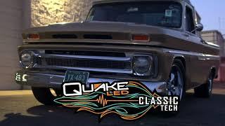 Quake LED Classic Tech Glass Lens Sealed Beam Headlights with RGB Accenting