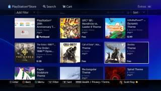 PS4 NEW DYNAMIC Themes Added to PSN Store