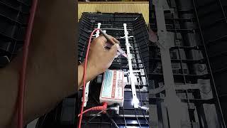 24 inch LED TV mein backlight check  kaise karen#repair# backlight kaise check Karen#bakelite repair