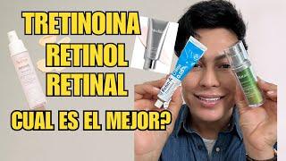 Diferencia entre Retinol, Tretinoina y Retinal