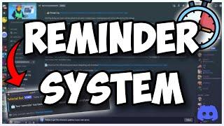 How to make a REMINDER SYSTEM for your Discord Bot! || Discord.js V14