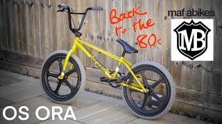 Modern Day 80s style BMX Build & Stunts from an 80s rider. Mafiabike OS ORA