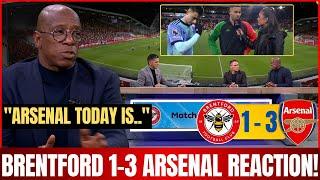 BRENTFORD 1-3 ARSENAL: JESUS AND MARTINELLI ON FIRE! IAN WRIGHT CRAZY REACTION! POST-MATCH REACTION