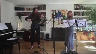 Prokofiev Sonata for 2 Violins: Amy Tress & Bridget O'Donnell (1st and 2nd mov)