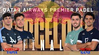  FINAL MASTER FINAL BARCELONA QATAR AIRWAYS PREMIER PADEL 2024 | NIETO-SANZ VS COELLO-TAPIA