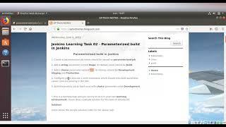 How to create Parameterized build in jenkins  #jenkins #devops #parameterized #jobs