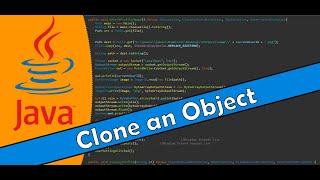 Java Tutorial 57 - How to Clone an Object