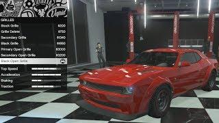 GTA 5 - DLC Vehicle Customization - Bravado Gauntlet Hellfire (Dodge Demon) and Review