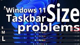 How to change the taskbar size in Windows 11 (probably not working anymore)
