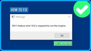 How to Fix Valorant Dx11 Feature Level 10.0 is Required to Run the Engine in Windows 10/11 (2025)