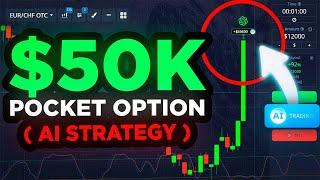 $50 TO $50,000 WITH AI TRADING BOT ON POCKET OPTION | POCKET OPTION BOT | BINARY OPTION STRATEGY