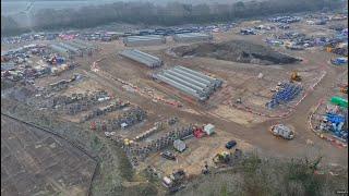 January 2025 - M25 Junction 10 Project, Cockcrow Living Heathland Bridge update before beam install