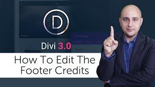 How To Change The Footer Copyright In The Divi WordPress Theme