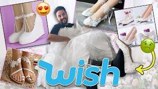 Trying On Wedding Shoes From WISH - Robert's Dream Wedding  The Welsh Twins