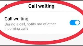 Redmi note 5 pro || How To Enable Call Waiting