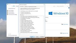 Windows 10 - Optimize Performance Using Virtual Memory