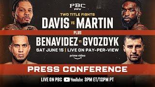 Davis vs. Martin & Benavidez vs. Gvozdyk KICKOFF PRESS CONFERENCE