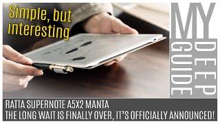 Ratta Supernote A5X2 Manta: The Long Wait Is Finally Over. A5X2 Is Officially Announced!