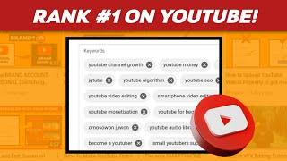 How to Add Channel TAGS or KEYWORDS on YouTube in 2022 (RANK HIGHER on YouTube search)