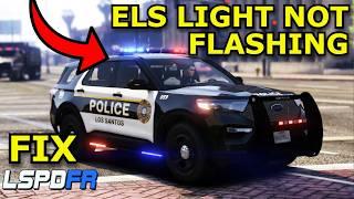 GTA 5 ELS Lights Not Working Fix in 1 Minute | LSPDFR 2024