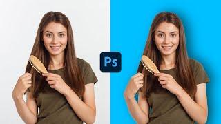 How to Change Background Color in Photoshop 2023 (FAST & EASY)