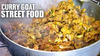 CURRY GOAT THE HISTORY OF INDIAN JAMAICAN FOOD (GOAT BELLY SOUP JAMAICAN MARKET AND STREET FOOD)