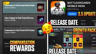 Bgmi 3.5 Update Release Date || Bgmi Compansation Rewards | Kumari Gamer