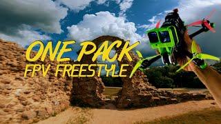 One Pack FPV Freestyle #2 @ Rezekne Castle Ruins + Stick Cam