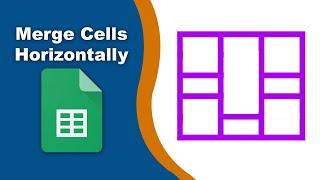 How to merge cells horizontally in Google Spreadsheets