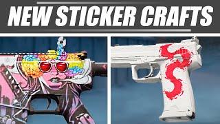 NEW STICKERS! Sticker Crafts + GIVEAWAY #csgo #cs2 #counterstrike #cs2skins #counterstrike2