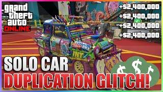 SOLO CAR DUPLICATION GLITCH! *WORKING* GTA 5 ONLINE MONEY GLITCH! *MAKE MILLIONS FAST* (NOT PATCHED)