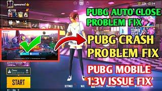 How To Fix Automatically Close And Crash Problem Pubg mobile | Pubg Mobile Crash Problem Solve