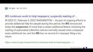 IRS Stop Service- Rescind Withholding-Explained