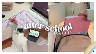  how to stay productive after school + routines