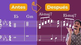 5 Niveles de ACOMPAÑAMIENTO en el PIANO