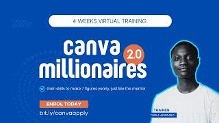 Canva Millionaires Training Day 1 with Iyiola Akintaro